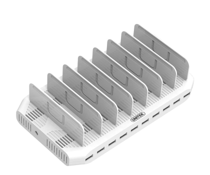 Ładowarka i akumulator UNITEK Stacja ładująca 10x USB 2.4A 96W Y-2172